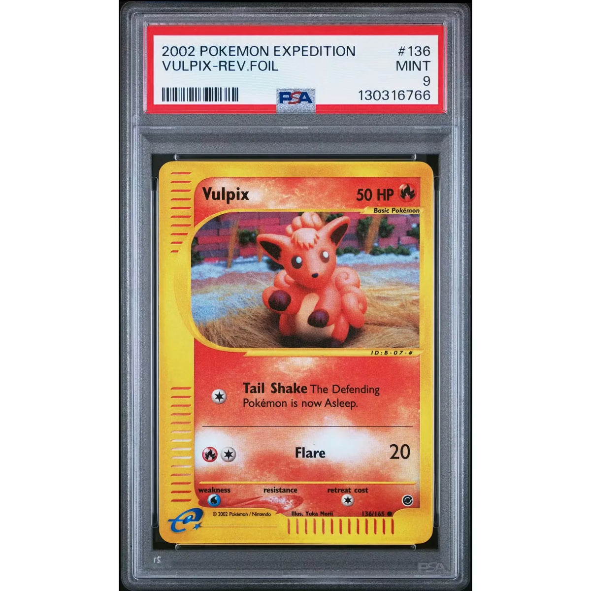 Pokemon Expedition Reverse Holo Vulpix 136/165 | PSA 9 | P5179931