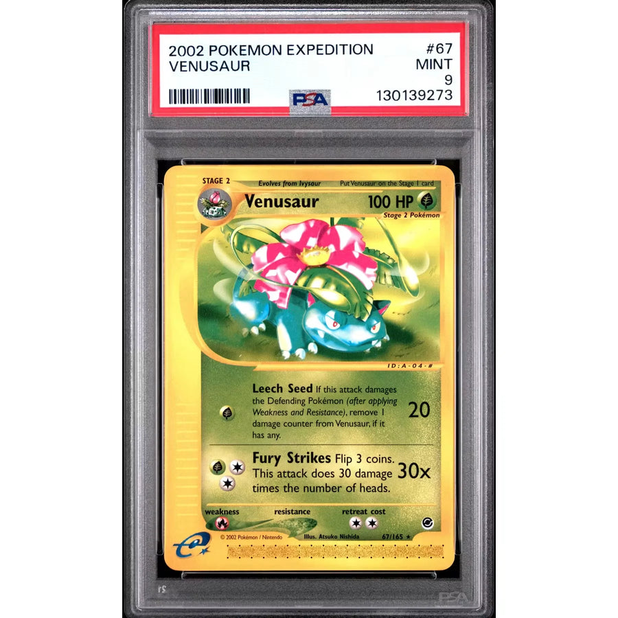 Pokemon Expedition Venusaur 67/165 | PSA 9 Mint | P5179943