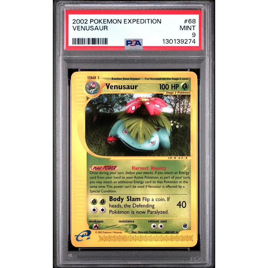 Pokemon Expedition Venusaur 68/165 | PSA 9 Mint | P5179944