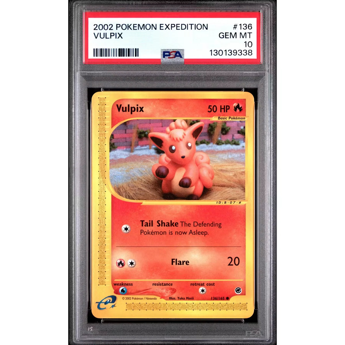 Pokemon Expedition Vulpix 136/165 | PSA 10 Gem Mint | P5179946