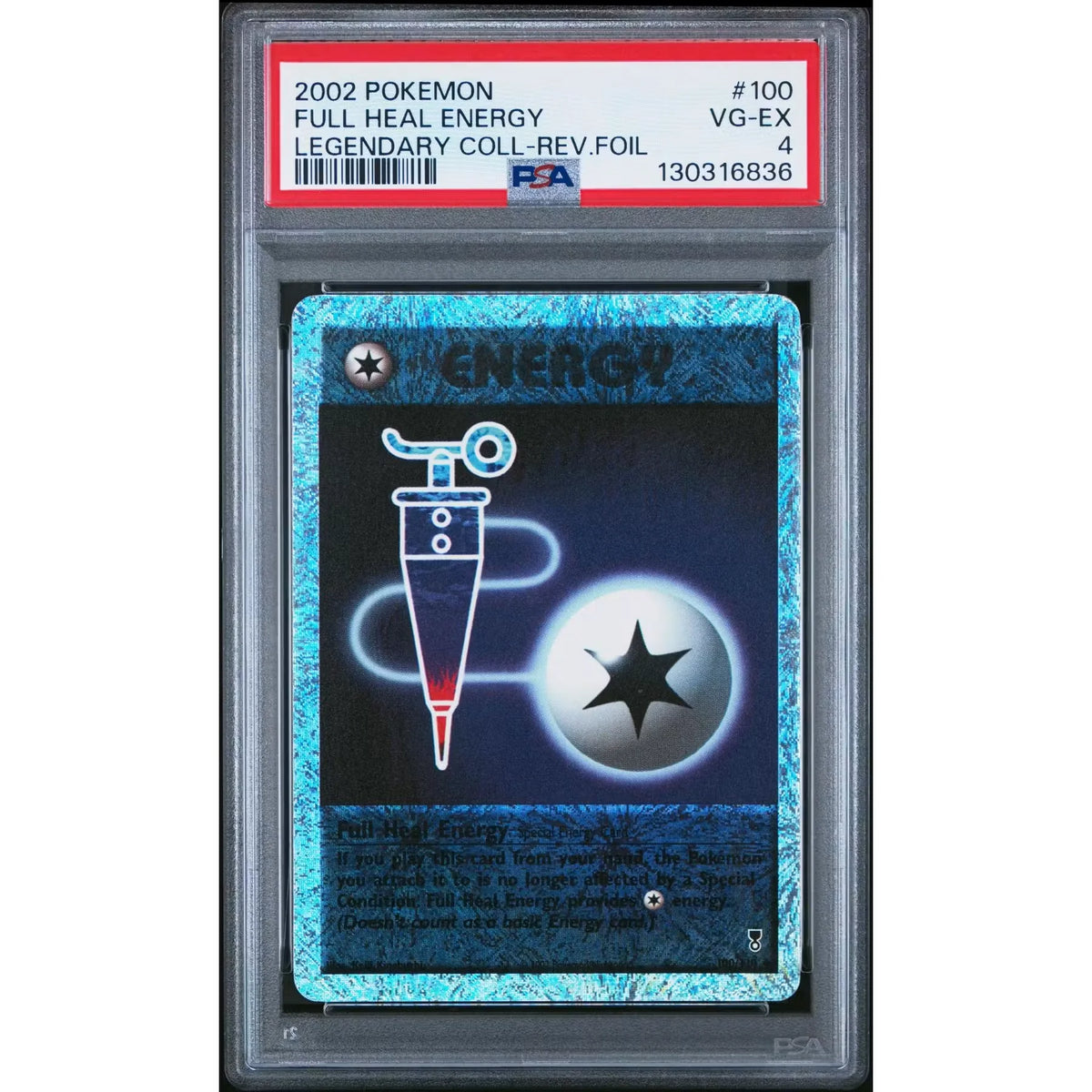 Pokemon Legendary Collection Full Heal 100/110 Reverse Holo | PSA 4 | P5180089