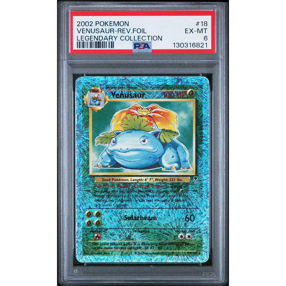 Pokemon Legendary Collection Venusaur Reverse Holo | PSA 6 | P5180095