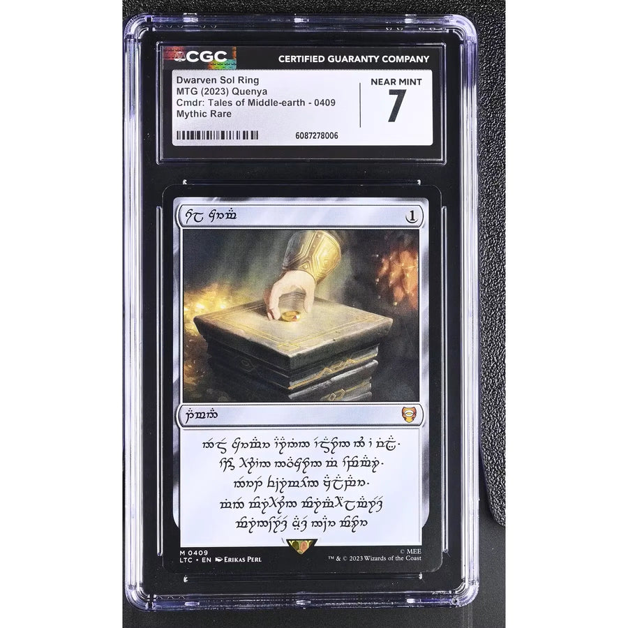 Magic the Gathering Dwarven Sol Ring Quenya | CGC 7 Near Mint | P5180121