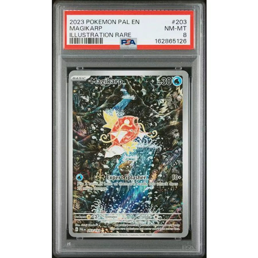 2023 Pokemon Paldea Evolved Magikarp Illustration Rare #203 | PSA 8 | P5180234