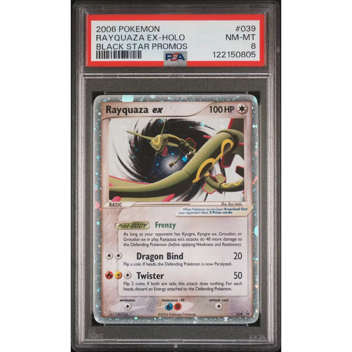 Pokemon Rayquaza ex 039 Black Star Promo Card | PSA 8 | P5180287