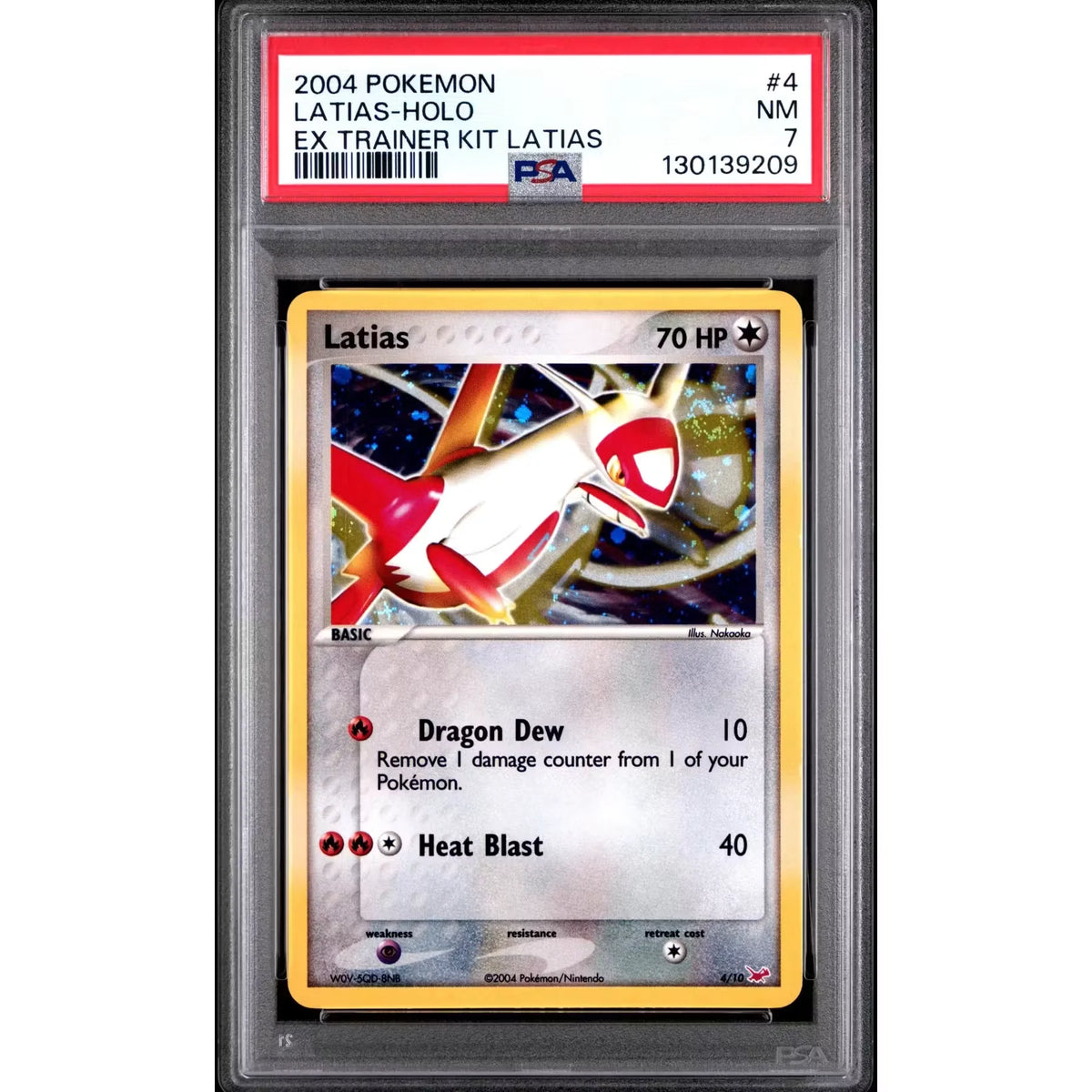 Pokemon EX Trainer's Kit Promo Latias 4/10 | PSA 7 | P5180302