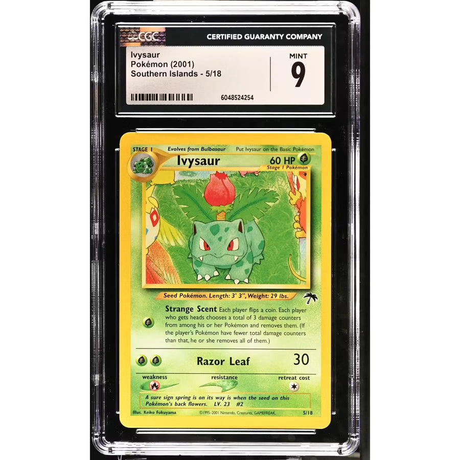Pokemon Southern Islands Promo Ivysaur 5/18 | CGC 9 | P5180328