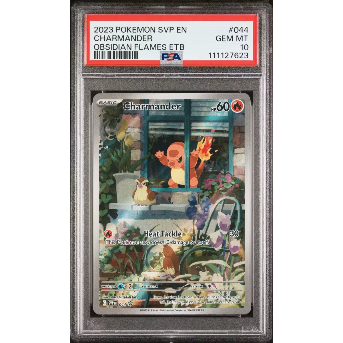 Pokemon Obsidian Flames Charmander SVP 044 | PSA 10 Gem Mint | P5180364