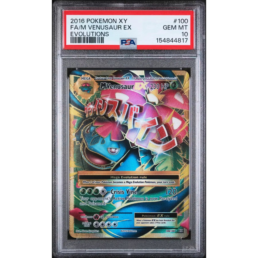 M Venusaur EX Pokemon Evolutions Card 100/108 | PSA 10 Gem Mint | P5180567