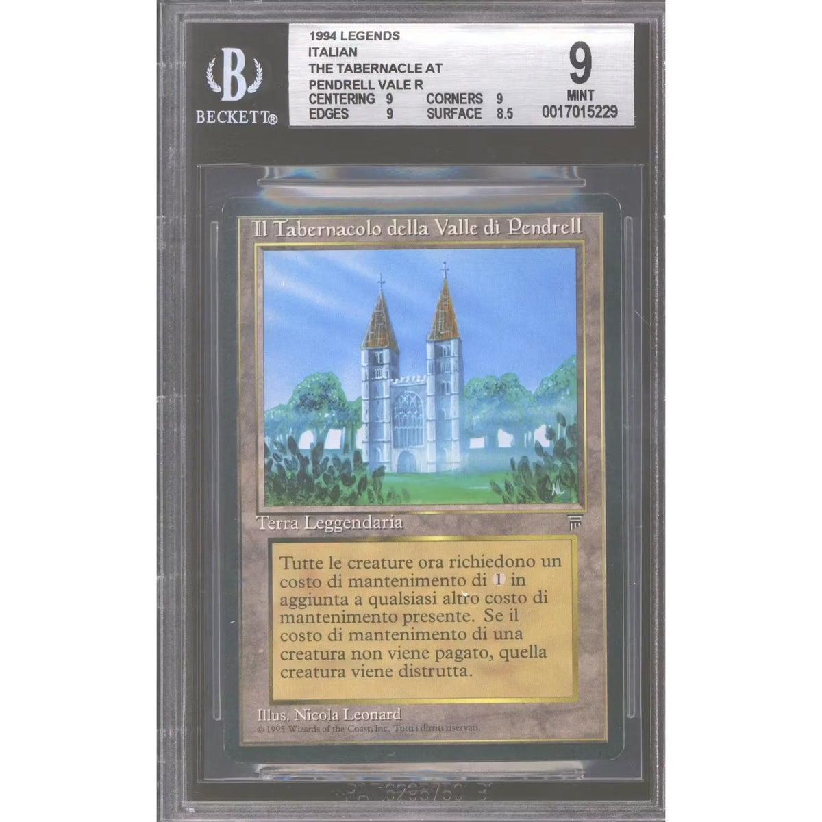 The Tabernacle at Pendrell Vale Italian Legends | BGS 9 (9/9/9/8.5) | Near Mint | P5180629
