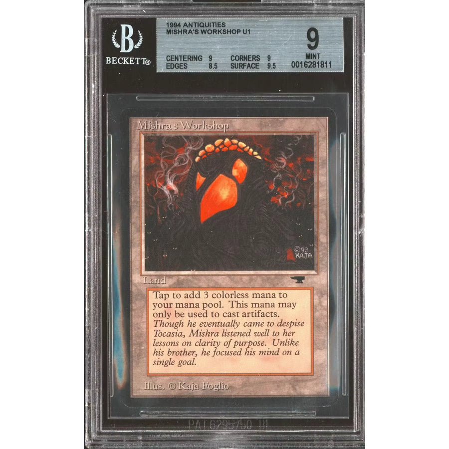 Magic the Gathering Mishra's Workshop Antiquities | BGS 9 Graded | Near Mint | P5180901