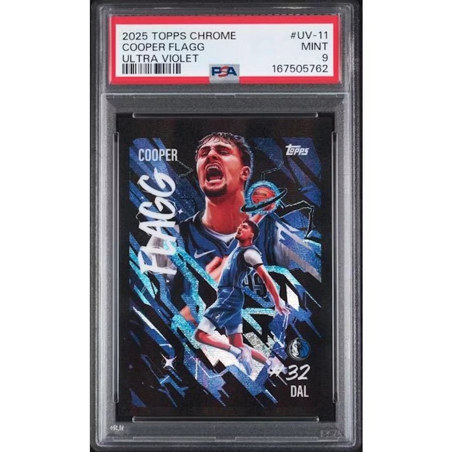 Cooper Flagg 2025-26 Topps Chrome Ultraviolet Rookie #UV-11 | PSA 9 | P5182238
