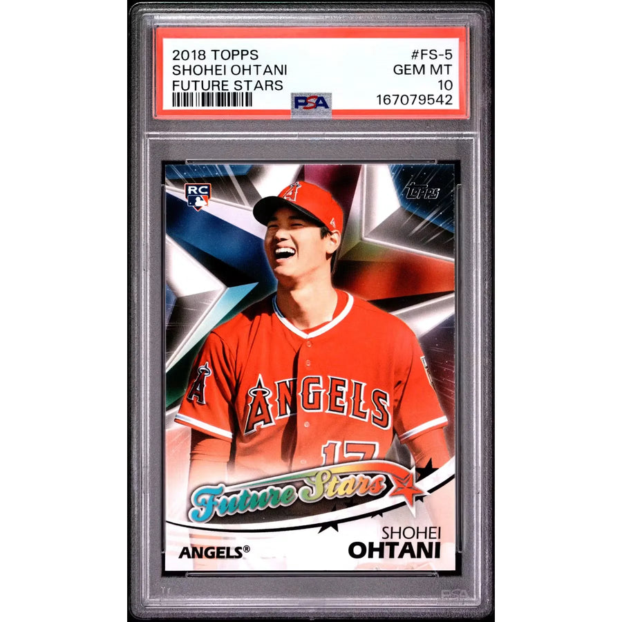 Shohei Ohtani 2018 Topps Future Stars Rookie Card #FS-5 | PSA 10 | P5182281