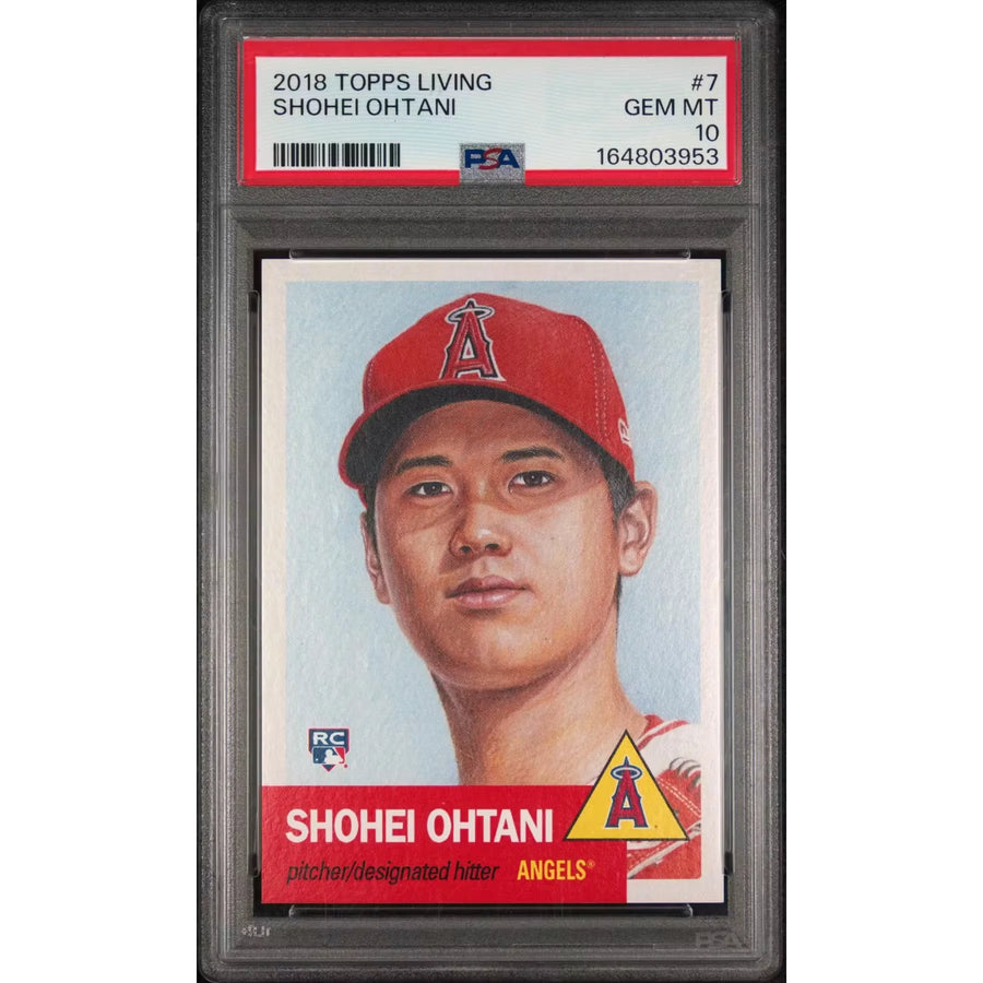 Shohei Ohtani 2018 Topps Living Rookie Card #7 | PSA 10 | P5182287