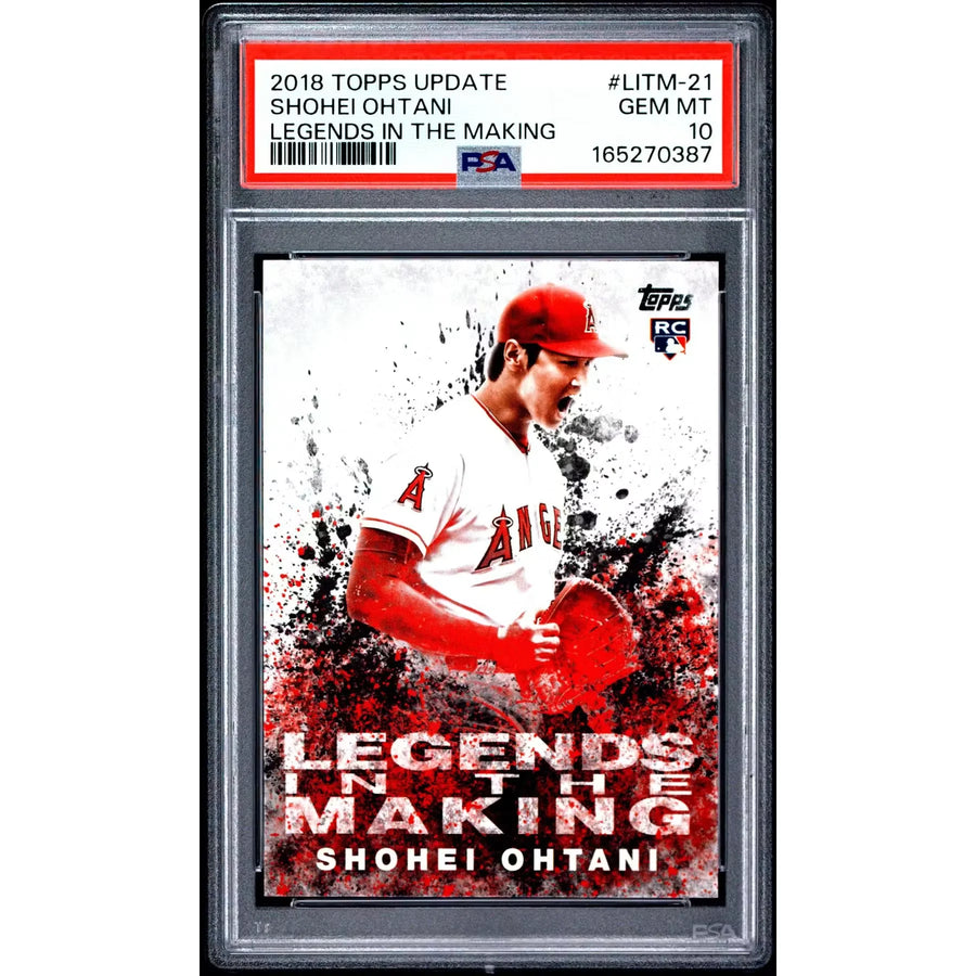 Shohei Ohtani 2018 Topps Update Legends In The Making #LITM-21 | PSA 10 | P5182348