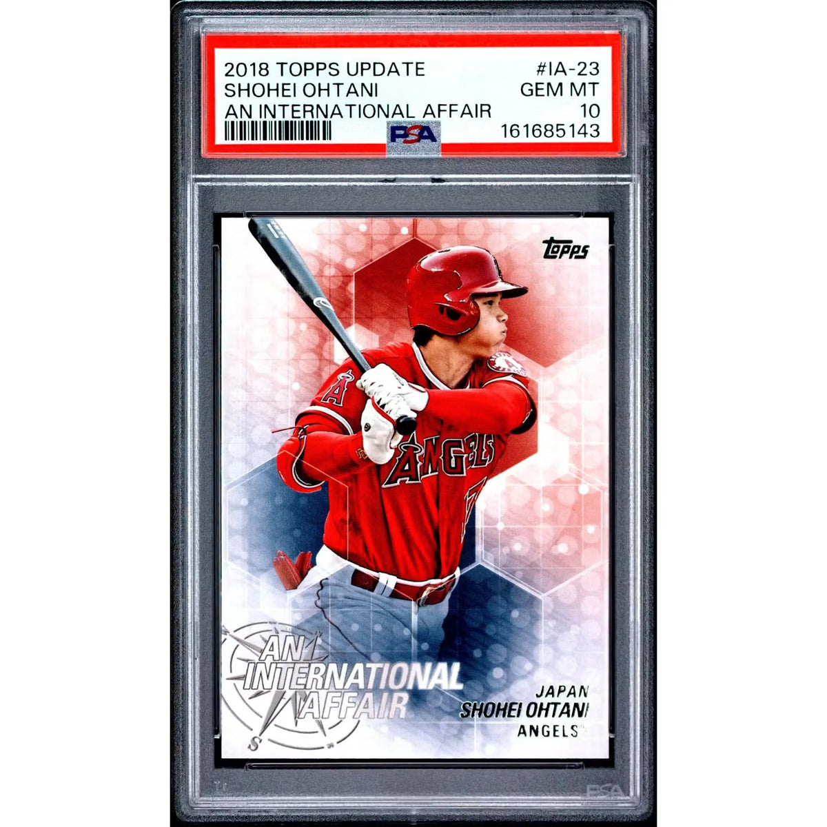 Shohei Ohtani 2018 Topps Update Rookie Card | An International Affair #IA-23 | P5182349