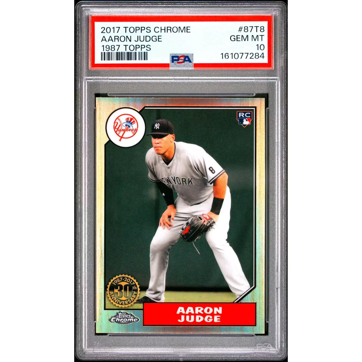 2017 Topps Chrome Aaron Judge Rookie 1987 Topps #87T8 PSA 10 - D2 | P5182366