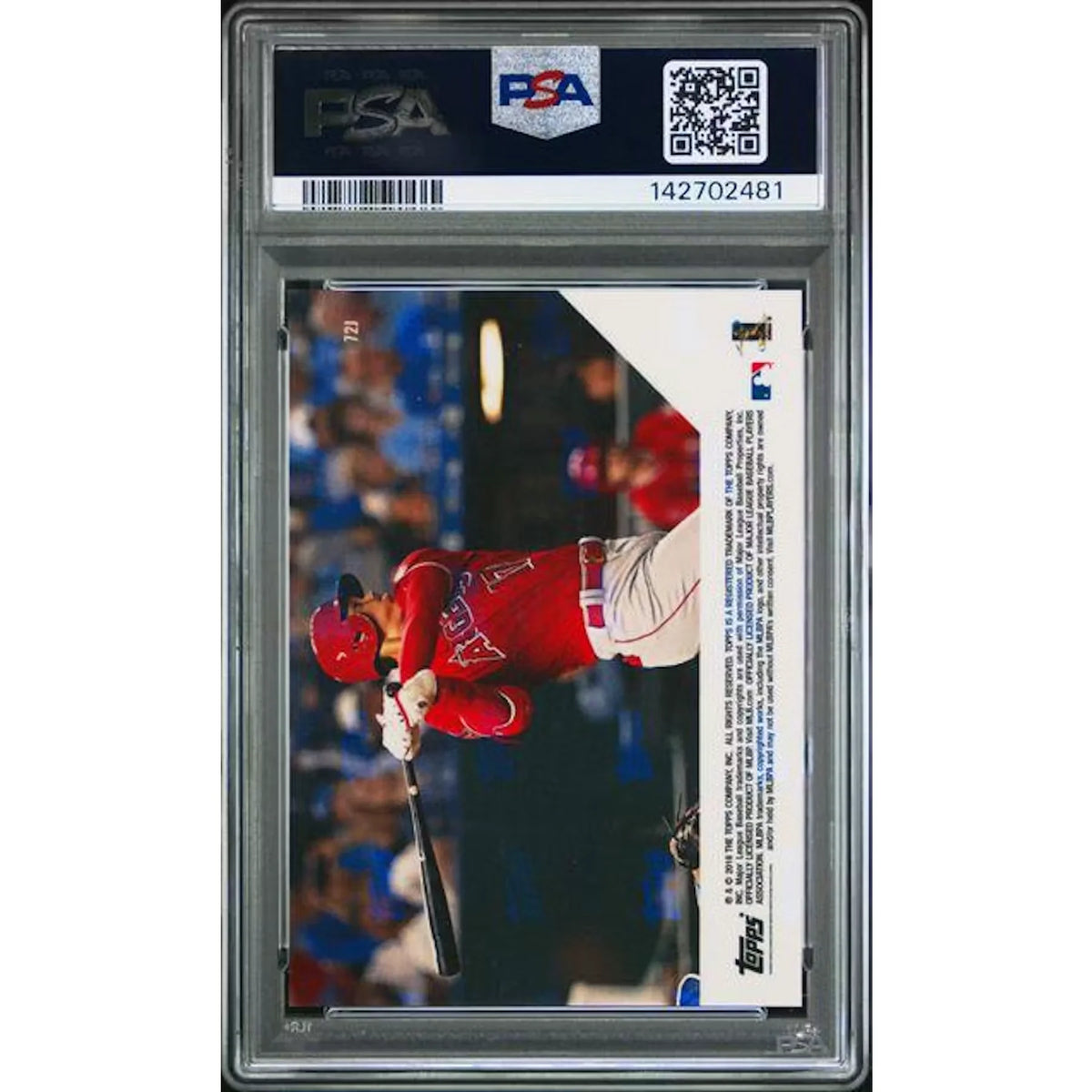 Shohei Ohtani 2018 Topps Now Rookie Japanese #72J | PSA 10 | P5182401