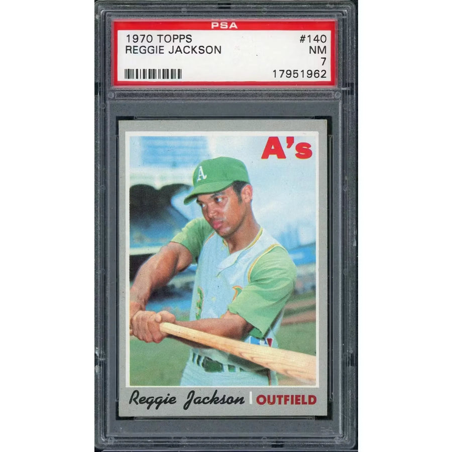 1970 Topps Reggie Jackson #140 Card | PSA 7 | P5182413