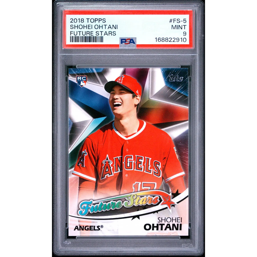Shohei Ohtani 2018 Topps Future Stars Rookie Card #FS-5 | PSA 9 | P5182414