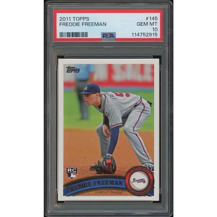 Freddie Freeman 2011 Topps Baseball #145 Rookie Card | PSA 10 Gem Mint | P5182443