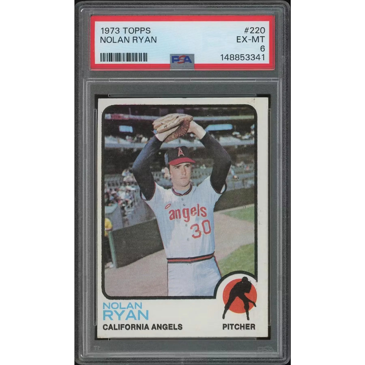 1973 Topps Baseball Nolan Ryan #220 | PSA 6 EX-MT | P5182450