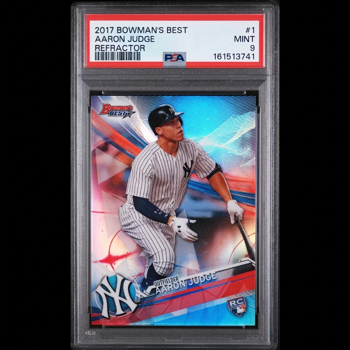 Aaron Judge 2017 Bowman's Best Rookie Refractor #1 | PSA 9 | P5182468