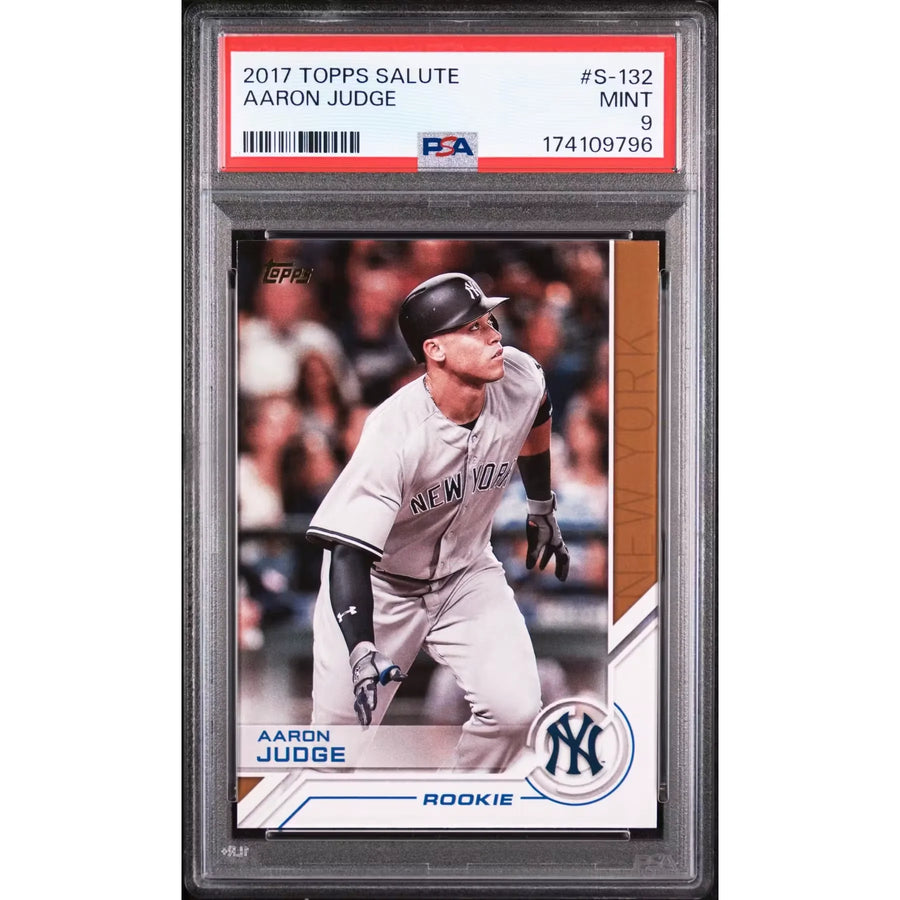Aaron Judge 2017 Topps Salute Rookie Card #S-132 | PSA 9 | P5182482