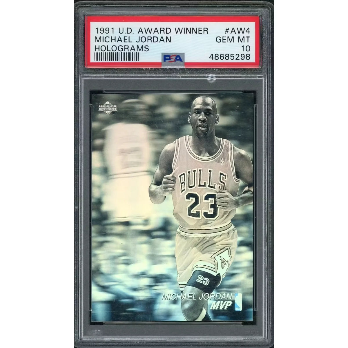 Michael Jordan 1991 UD Award Winner Holograms #AW4 | PSA 10 | P5182541
