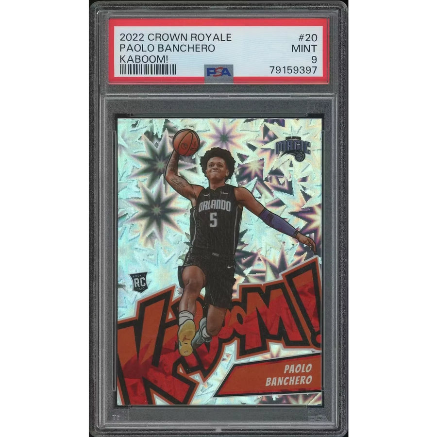 Paolo Banchero 2022-23 Panini Crown Royale #20 Kaboom Rookie | PSA 9 | P5182561
