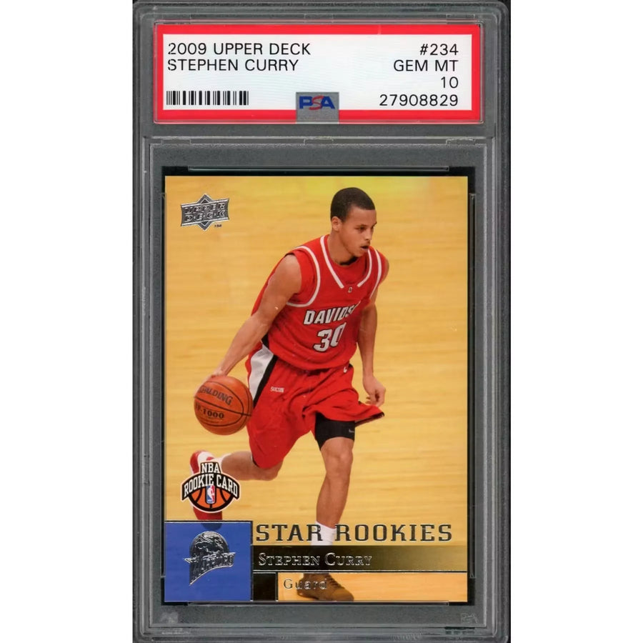 Stephen Curry 2009 Upper Deck Rookie Card #234 | PSA 10 | P5182577