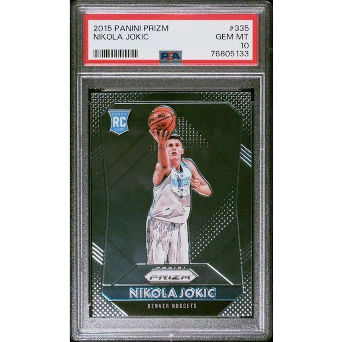 Nikola Jokic 2015 Panini Prizm Rookie Card #335 | PSA 10 | P5182598