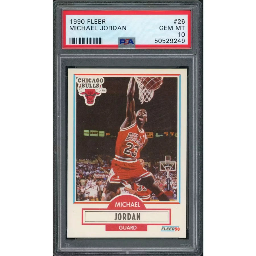 Michael Jordan 1990 Fleer #26 Card | PSA 10 | P5182607