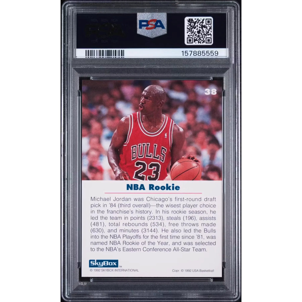 Michael Jordan 1992 Skybox USA Basketball #38 | PSA 10 Gem Mint | P5182609