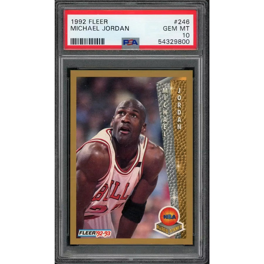 Michael Jordan 1992 Fleer #246 Card | PSA 10 Gem Mint | P5182610