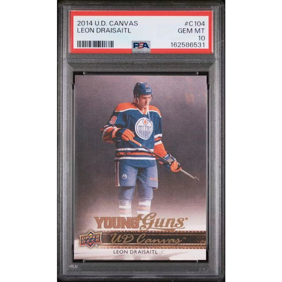 Leon Draisaitl 2014 Upper Deck Young Guns Canvas | PSA 10 #C104 | P5182625