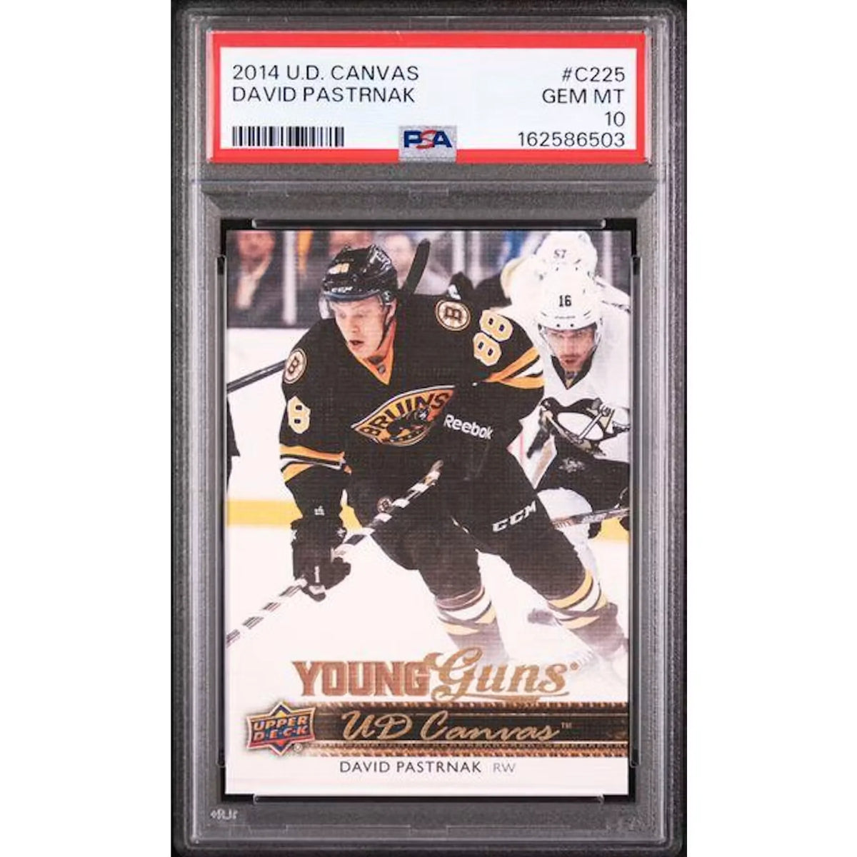 David Pastrnak 2014 Upper Deck Young Guns Canvas | PSA 10 #C225 | P5182637