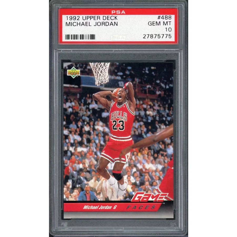 Michael Jordan 1992 Upper Deck #488 | PSA 10 Gem Mint | P5182659