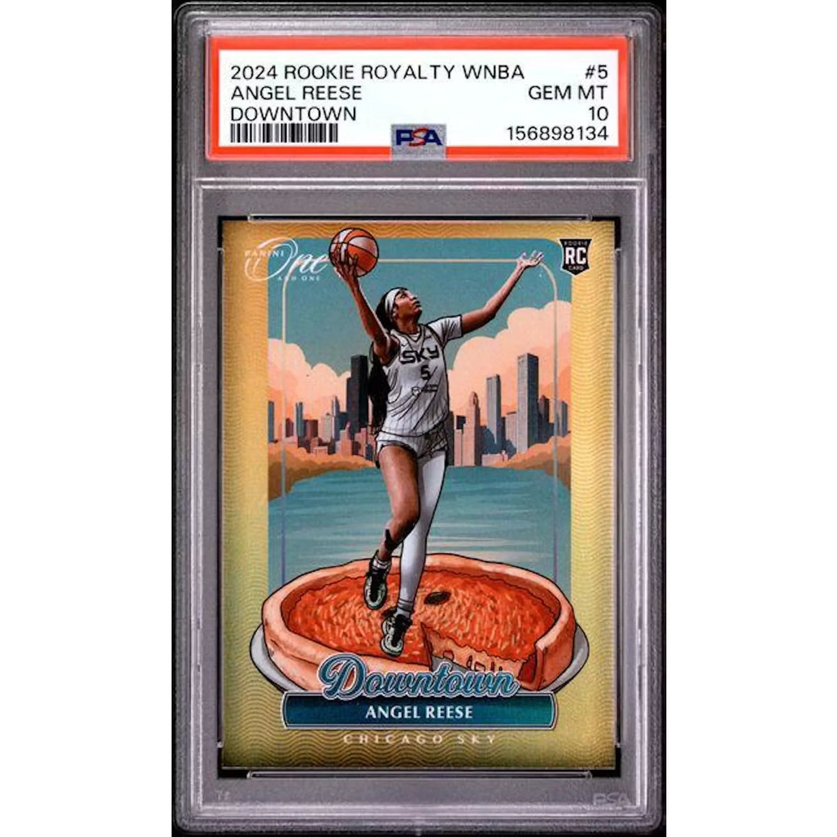 Angel Reese 2024 Panini WNBA Rookie Royalty Downtown #5 | PSA 10 | P5182666