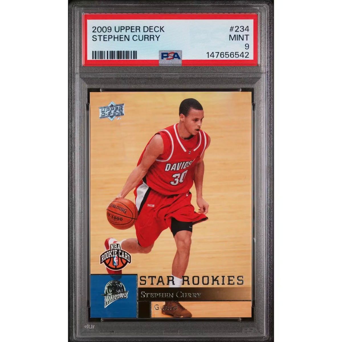 Stephen Curry 2009 Upper Deck Rookie #234 | PSA 9 | P5182669