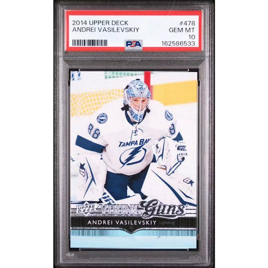 Andrei Vasilevskiy 2014 Upper Deck Young Guns #478 | PSA 10 | P5182686