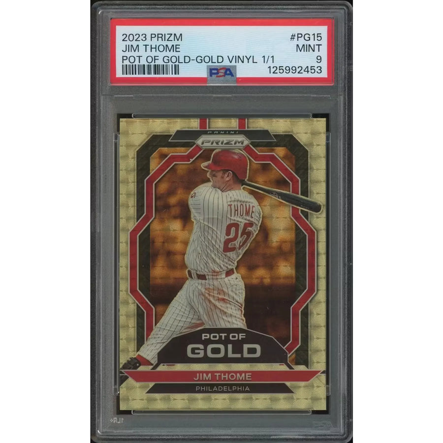Jim Thome 2023 Panini Prizm Pot of Gold #1/1 | PSA 9 Mint | P5182730