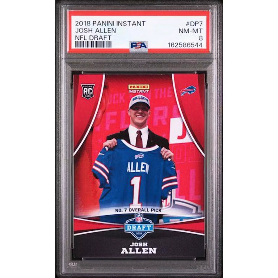 Josh Allen 2018 Panini Instant NFL Draft Rookie Card #DP7 | PSA 8 | P5182747