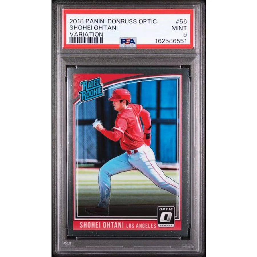 Shohei Ohtani 2018 Panini Donruss Optic Rated Rookie #56 | PSA 9 | P5182790