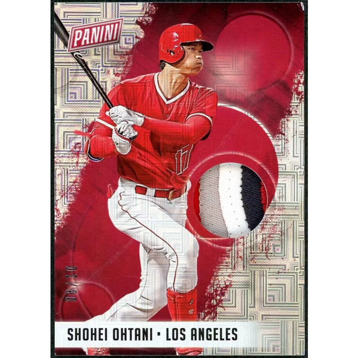 Shohei Ohtani 2018 Panini The National Rookie Patch Card |/10 | P5298401