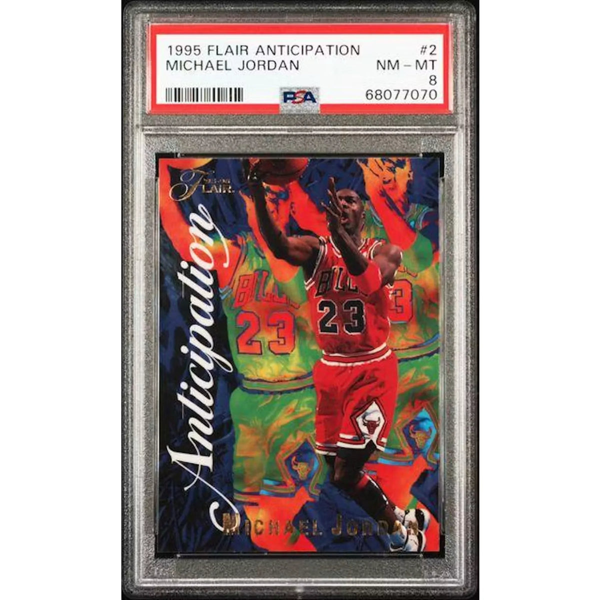 Michael Jordan 1995-96 Flair Anticipation #2 | PSA 8 | P5298428