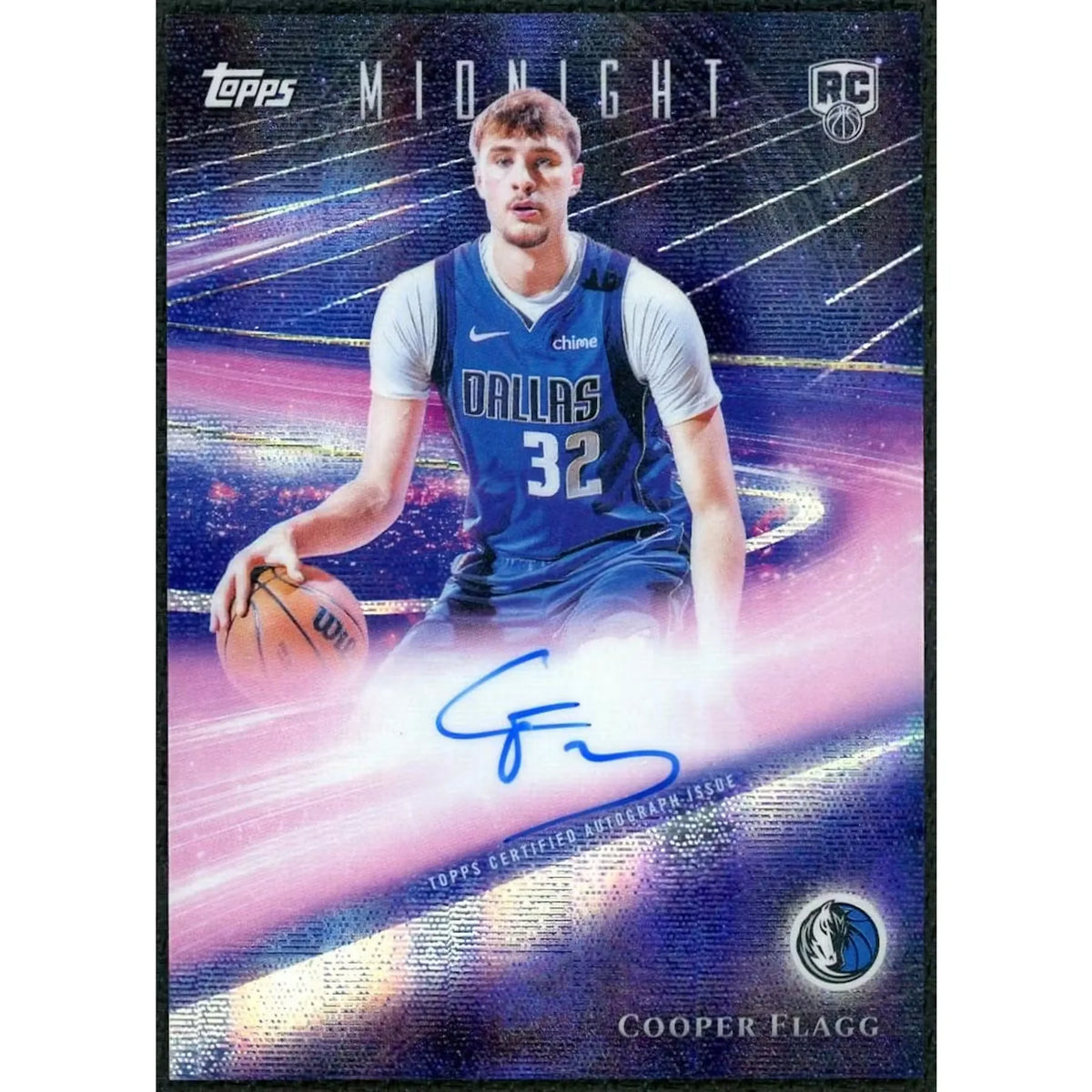 Cooper Flagg 2025-26 Topps Midnight Rookie Horizon Signatures Auto | P5298447
