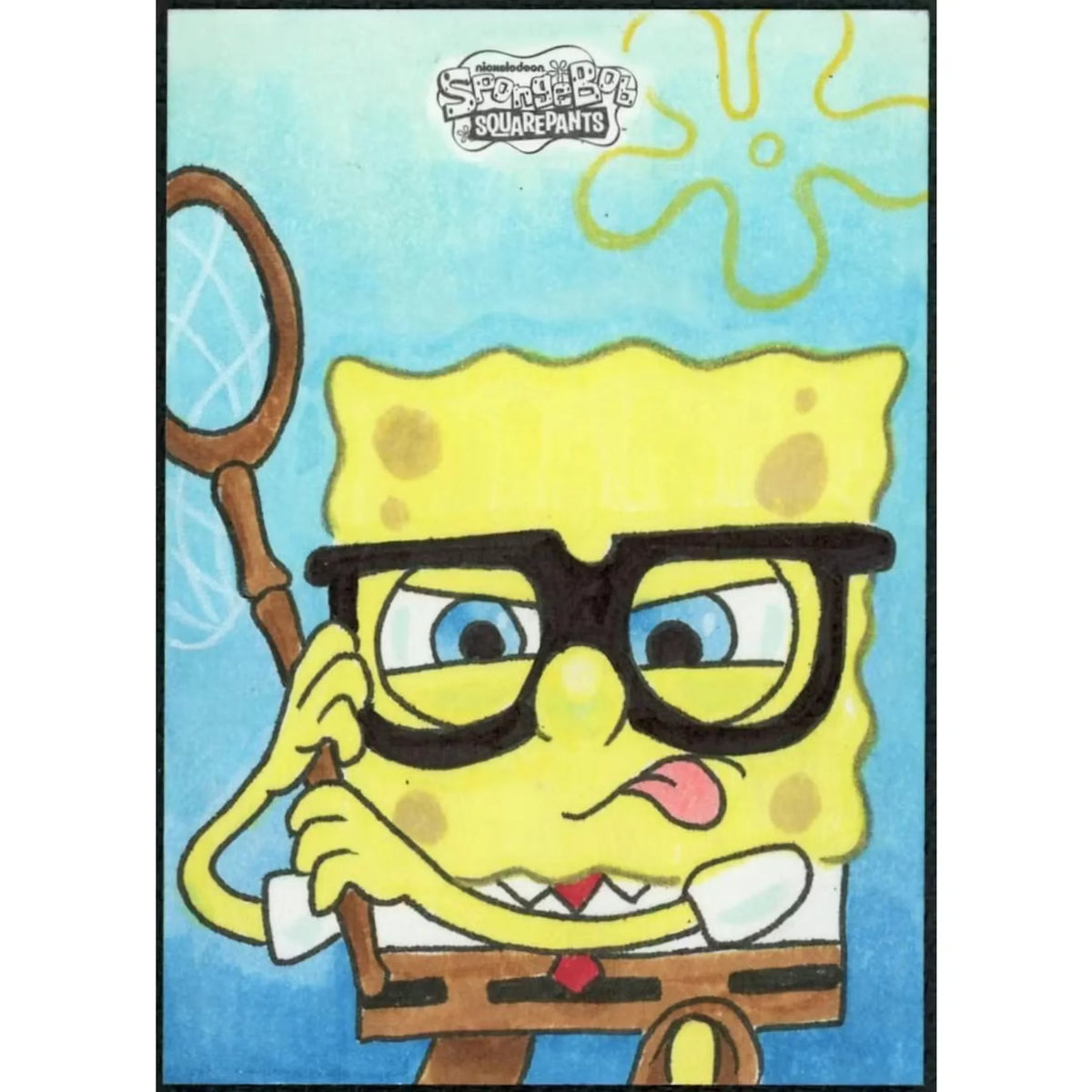 2025 SpongeBob SquarePants Signed 1/1 Sketch Card | Frank Samone | P5298481