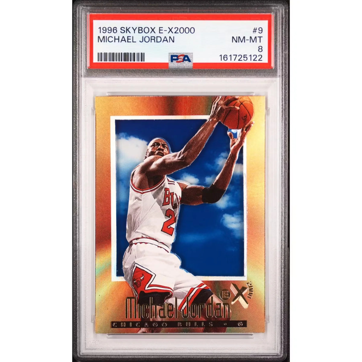 Michael Jordan 1996 Skybox E-X2000 #9 | PSA 8 | P5298484