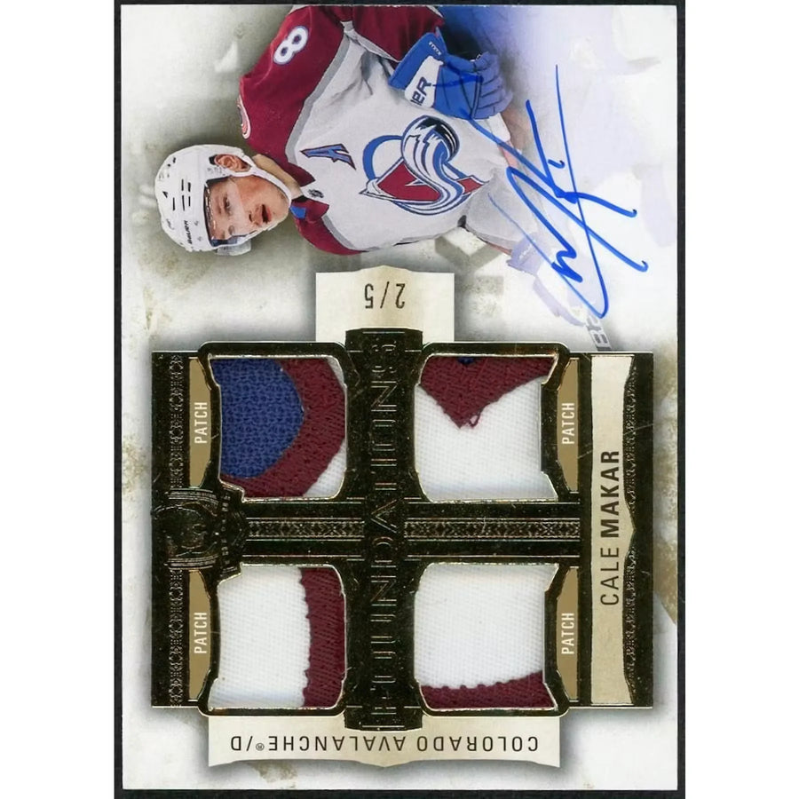 Cale Makar Signed 2022-23 Upper Deck The Cup Card | Foundations Quad Patch | P5298511